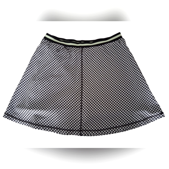 Talbots/ Stylish Black and White Checkered Skort/ Size US M - Picture 1 of 9